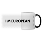 "I'M EUROPEAN" - Tasse - white/black