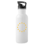 "12-Stars" - Water Bottle - white