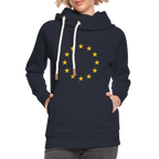 "12-Stars" - Shawl Collar Hoodie - navy