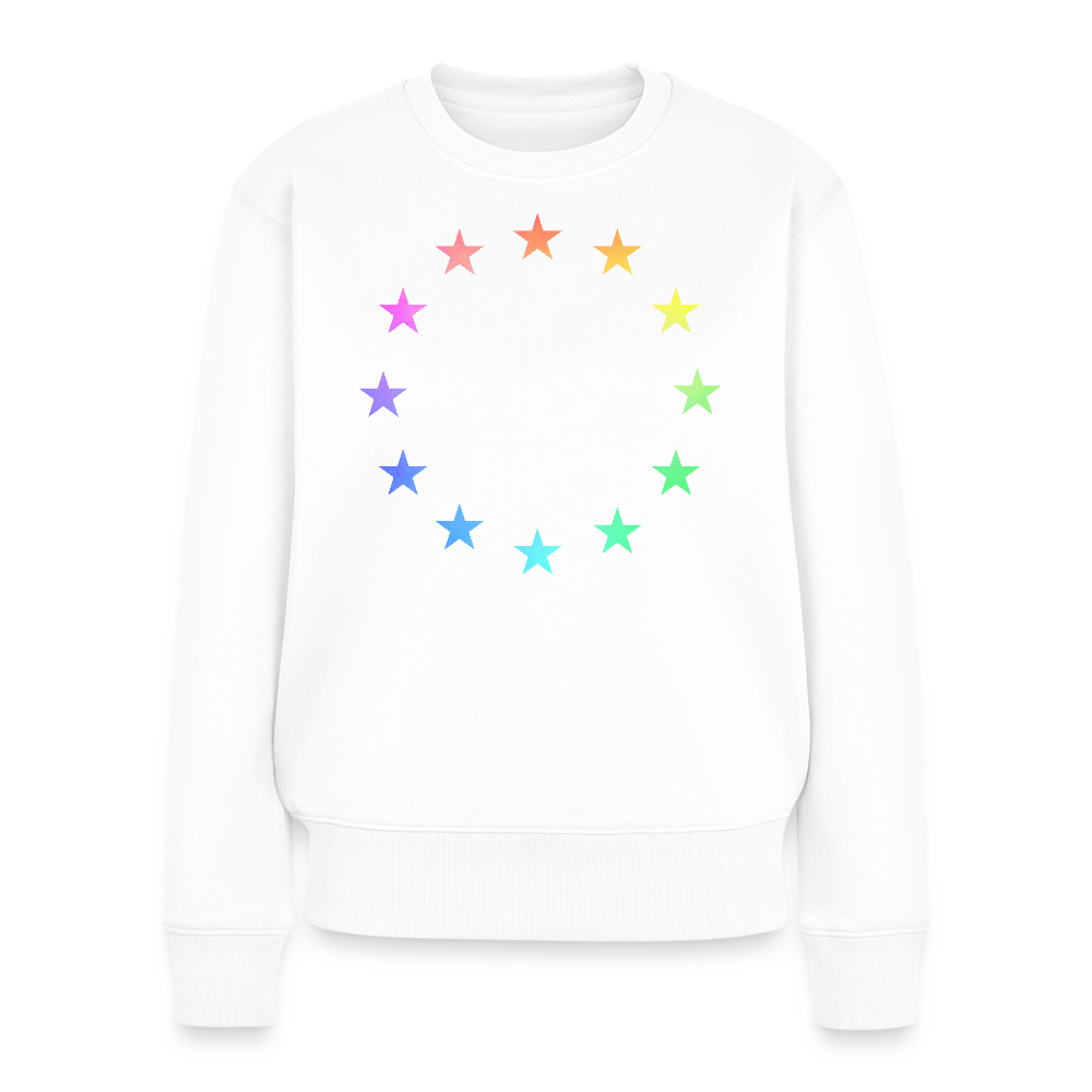 Women’s Premium Sweatshirt - "12 Stars - LGBTQ" - white