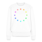 Women’s Premium Sweatshirt - "12 Stars - LGBTQ" - white