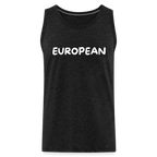 "EUROPEAN" - Männer Premium Tank Top - charcoal grey
