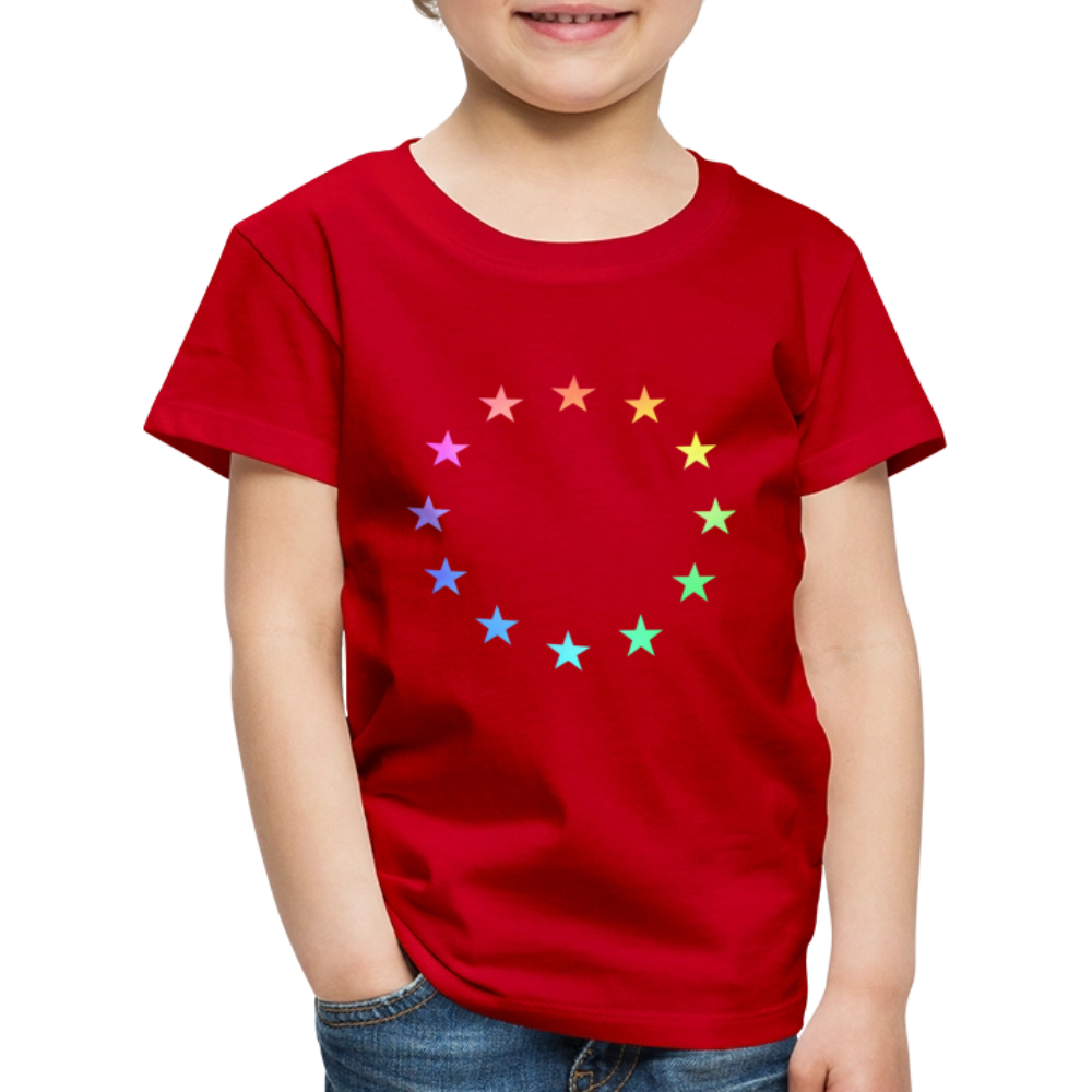 Kids' Premium T-Shirt - "12 Stars - LGBTQ" - red