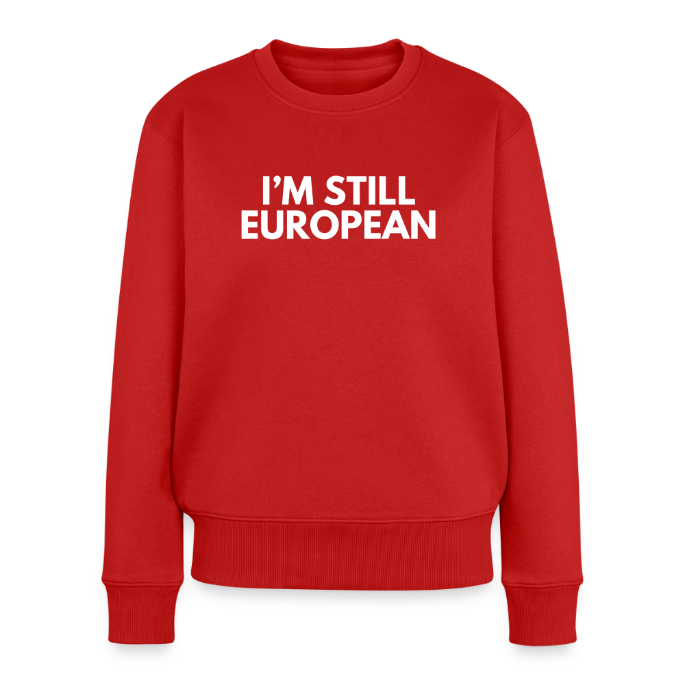 "I'M STILL EUROPEAN" - Frauen Premium Pullover - red