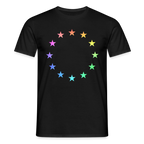 Men's T-Shirt - "12 Stars - LGBTQ" - black