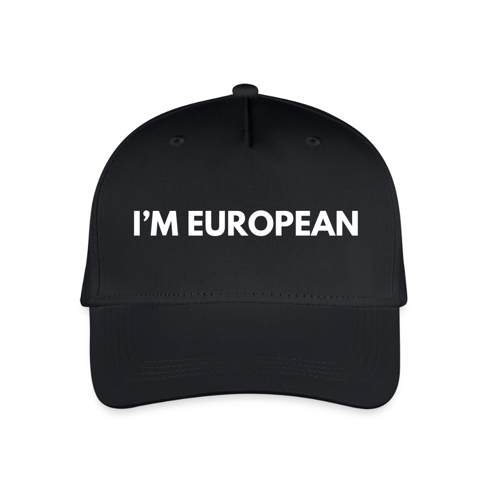 "I'M EUROPEAN" - Kinder Bio Basecap - black
