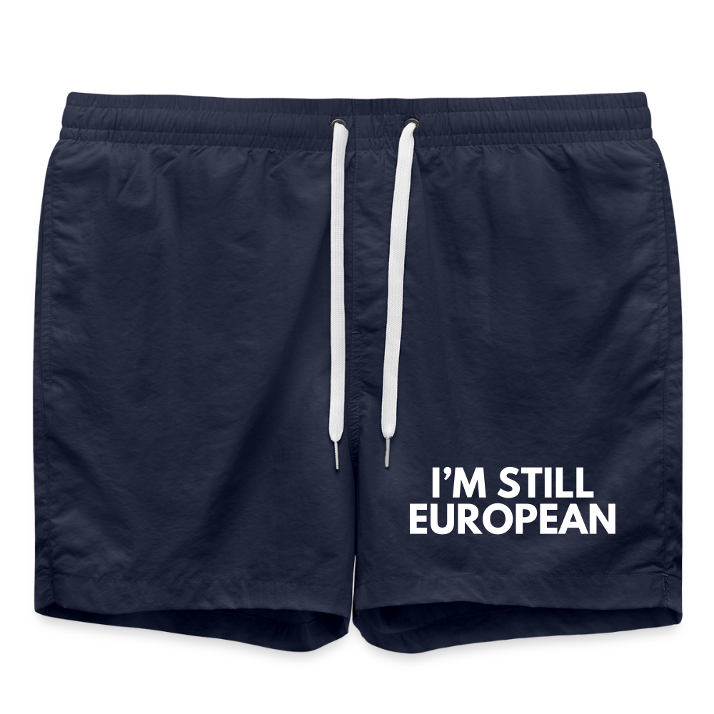 "I'M STILL EUROPEAN" - Badeshorts - french navy