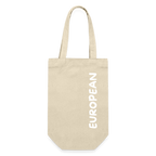 "EUROPEAN" - Geschenkbeutel für Flaschen - nature