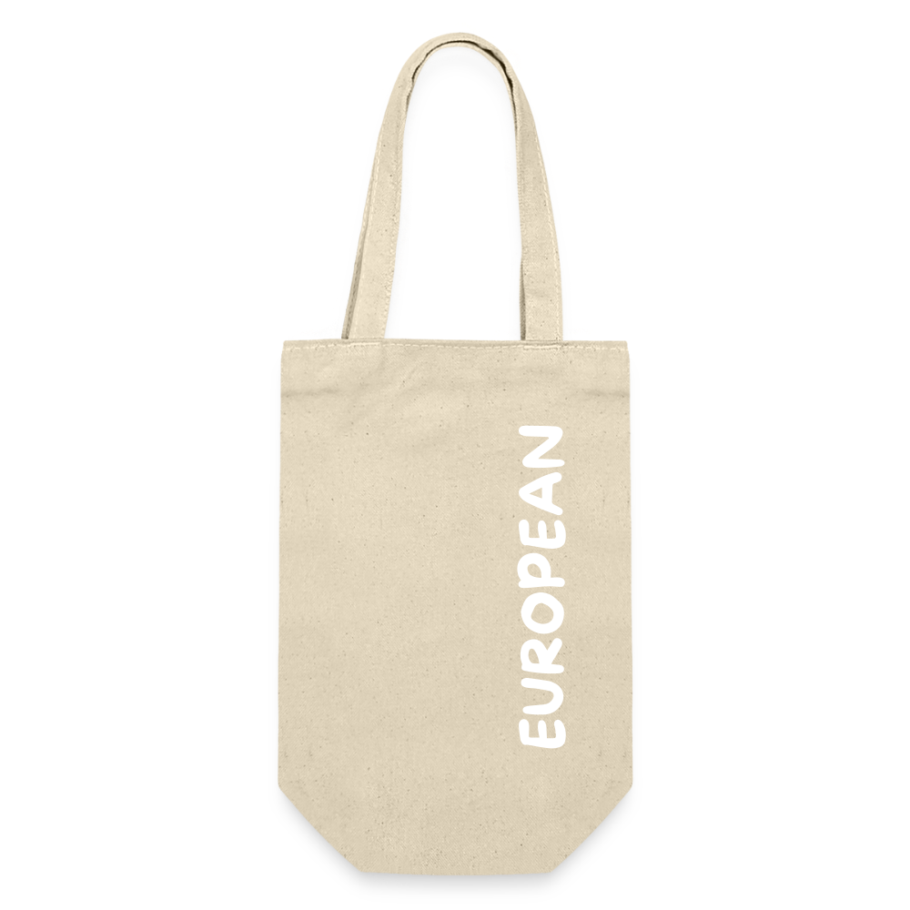 "EUROPEAN" - Geschenkbeutel für Flaschen - nature