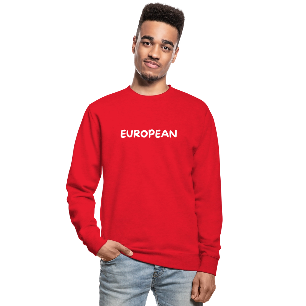 "EUROPEAN" - Unisex Pullover - red