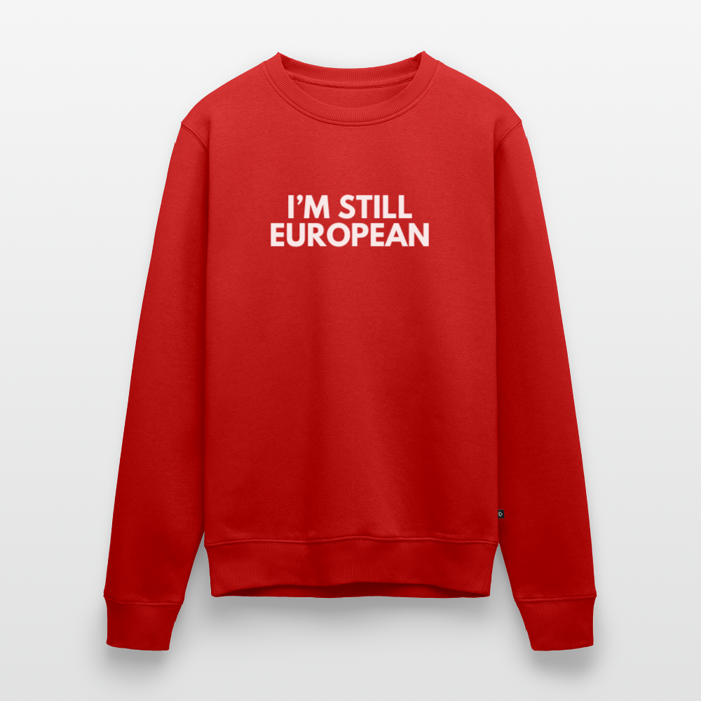 "I'M STILL EUROPEAN" - Männer Premium Pullover - red