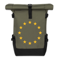 "12-Stars" - Roll Top Backpack - olive/black