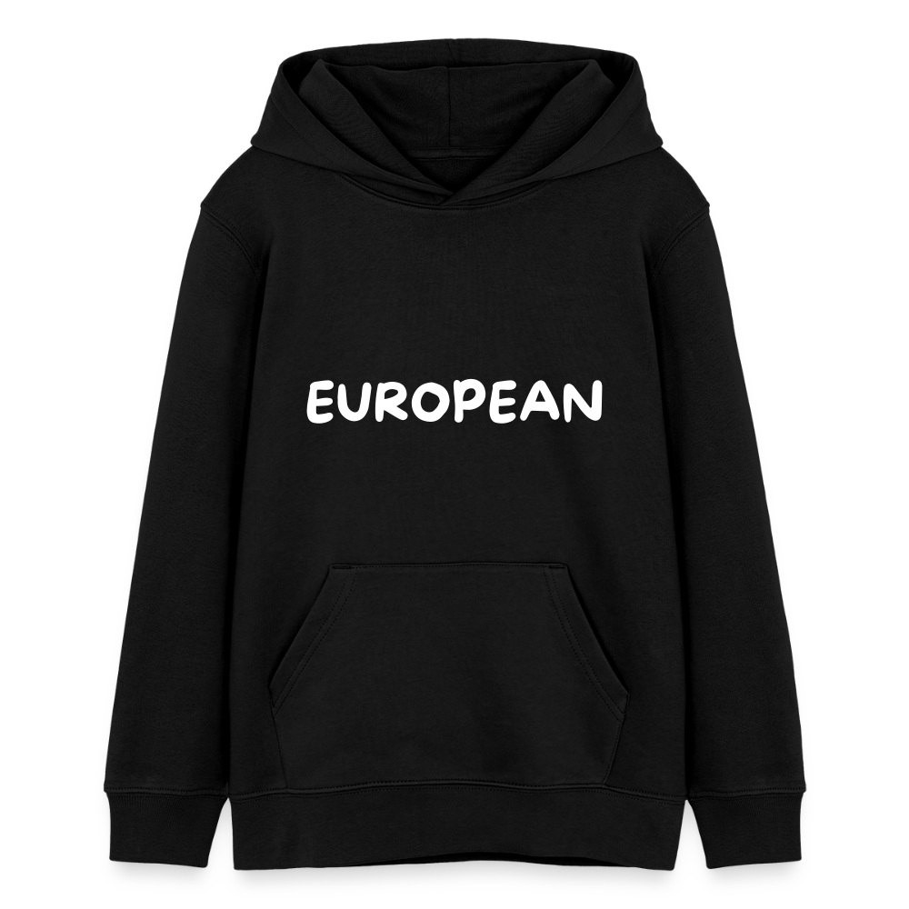 "EUROPEAN" - Stanley/Stella Teenager Bio-Hoodie Mini Cruiser - black