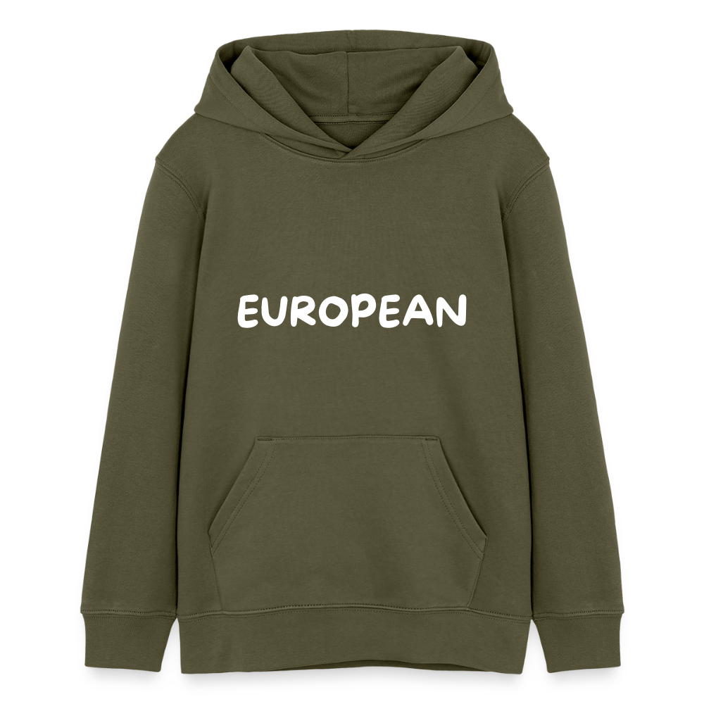 "EUROPEAN" - Stanley/Stella Teenager Bio-Hoodie Mini Cruiser - khaki