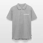 "EUROPEAN" - Männer Premium Bio Polo Shirt - heather grey