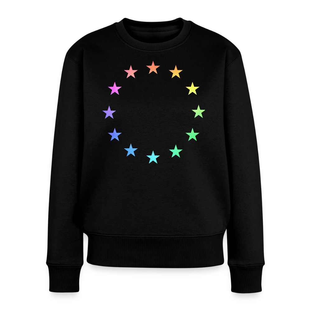 Women’s Premium Sweatshirt - "12 Stars - LGBTQ" - black