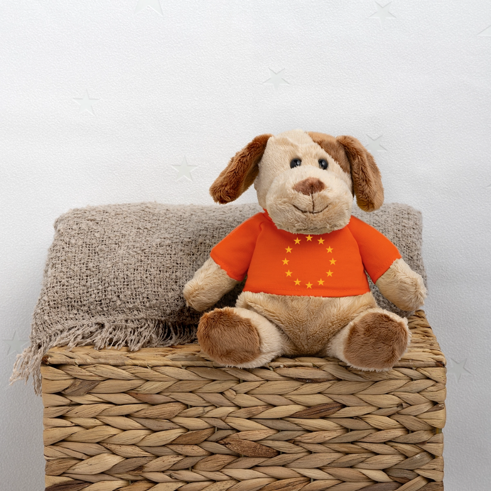 "12-Stars" - MiniFeet® Dog Helge - golden orange