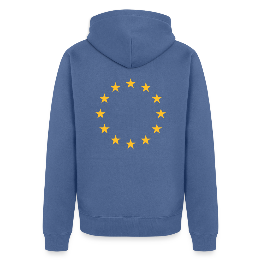 "12-Stars" - Men's Premium Hooded Jacket - stone blue