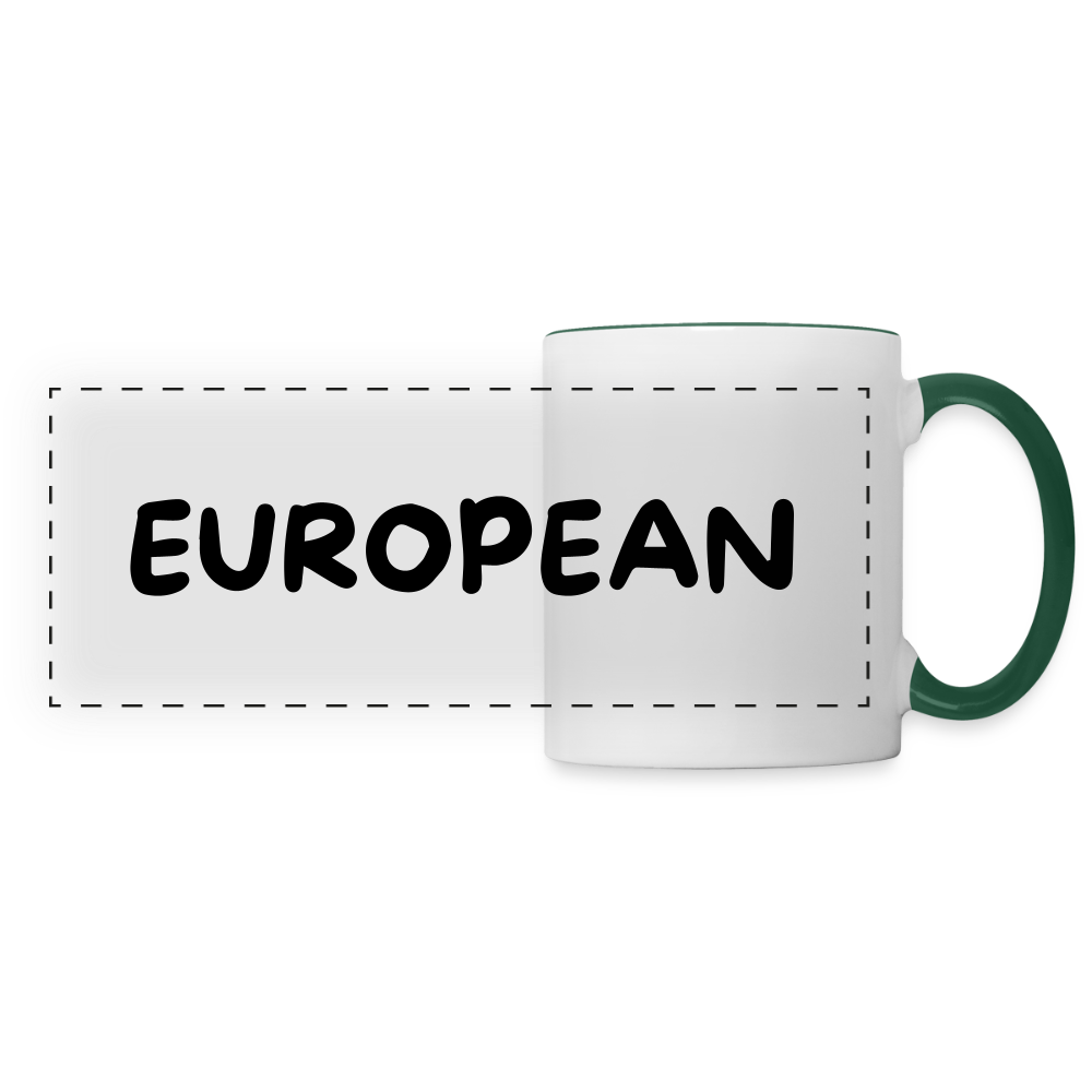 "EUROPEAN" - Tasse - white/dark green