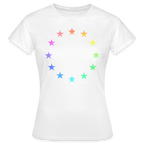 Women's T-Shirt - "12 Stars - LGBTQ" - white