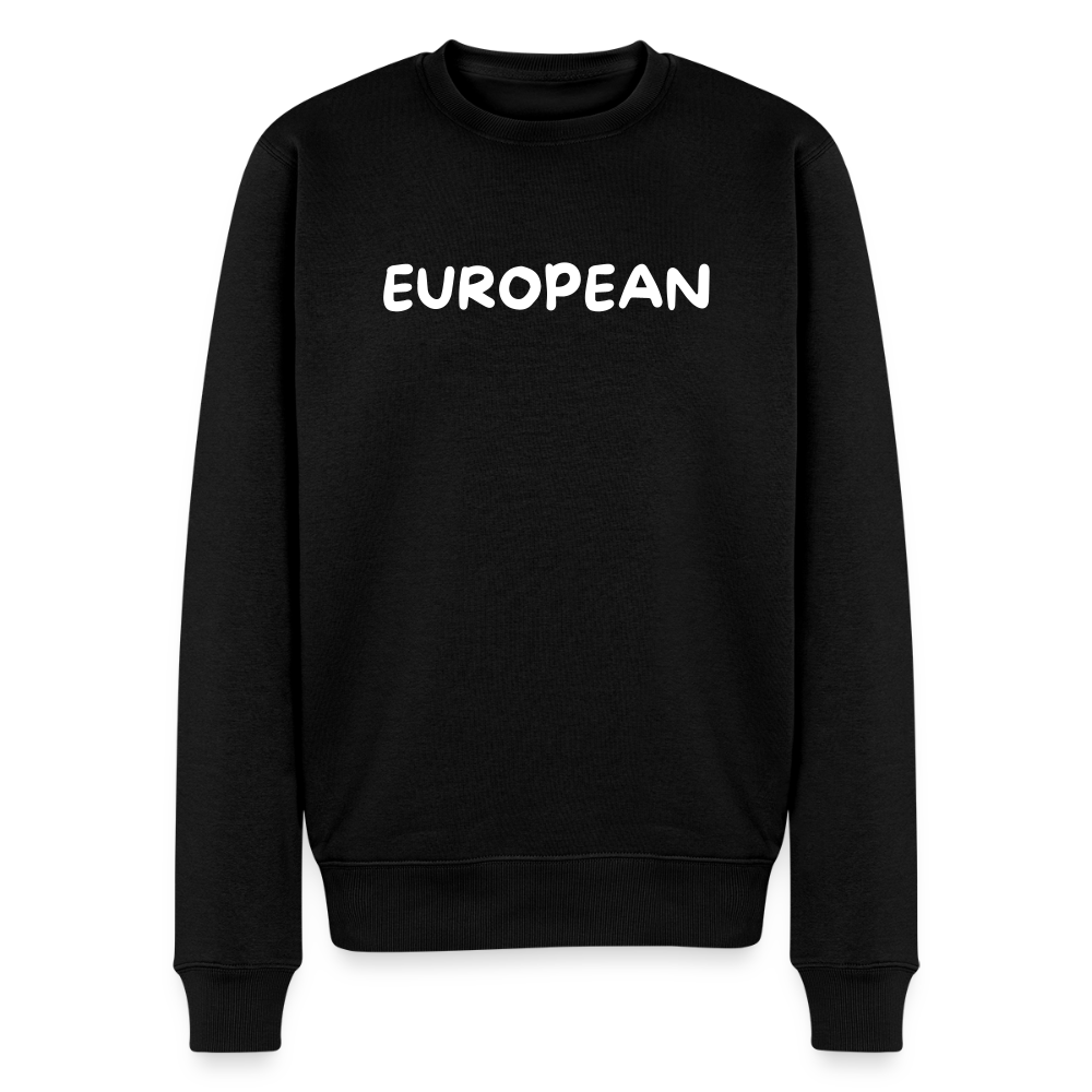 "EUROPEAN" - Männer Premium Pullover - black
