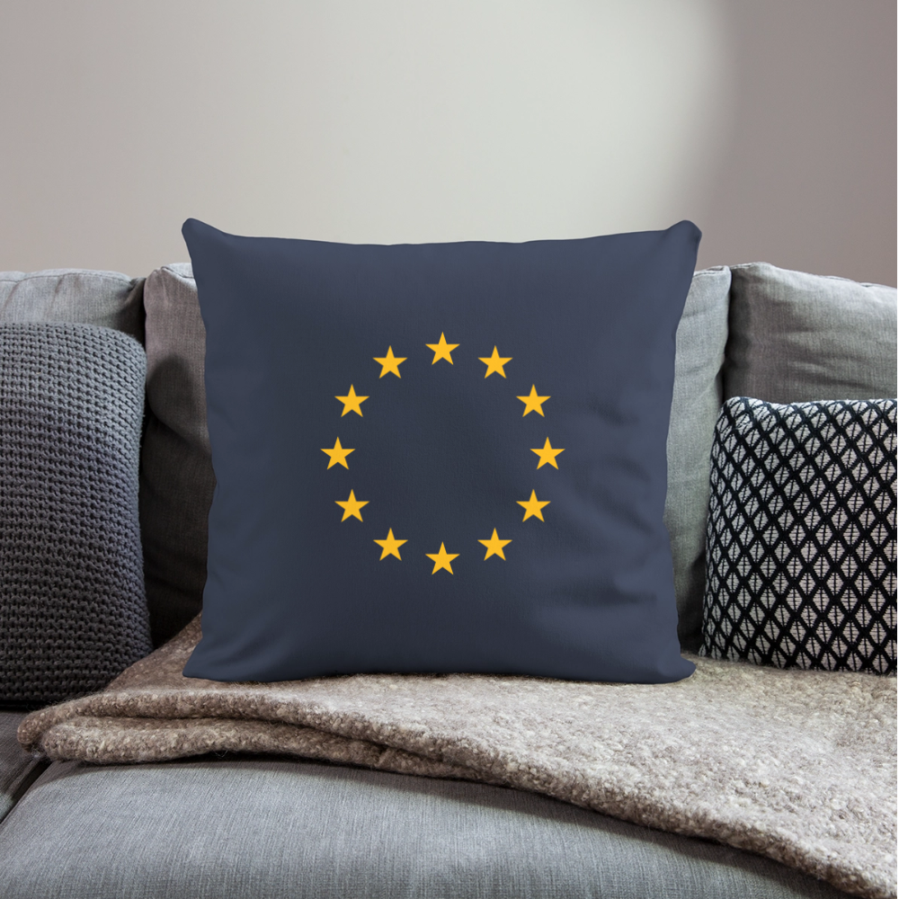 "12-Stars" - Sofa pillow with filling 45cm x 45cm - navy