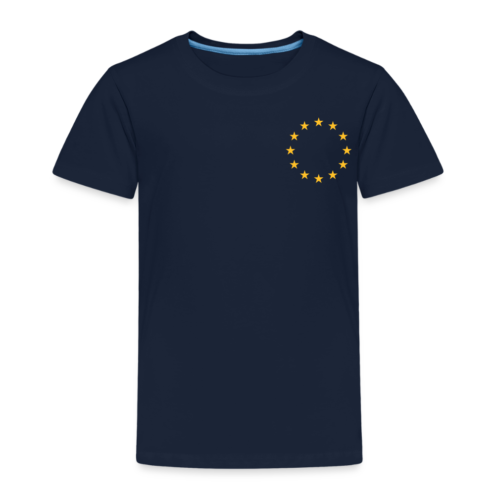 "12-Stars-mini" - Kinder Premium T-Shirt - navy