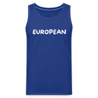 "EUROPEAN" - Männer Premium Tank Top - royal blue