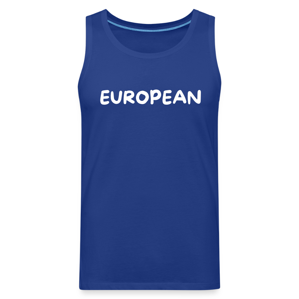 "EUROPEAN" - Männer Premium Tank Top - royal blue