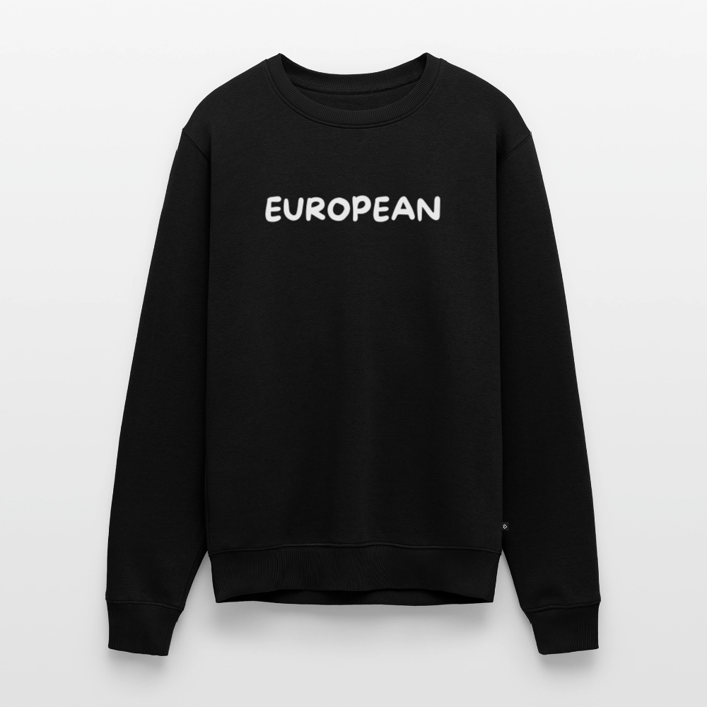 "EUROPEAN" - Männer Premium Pullover - black