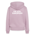 "EUROPEAN" - Frauen Premium Kapuzenjacke - dusky pink