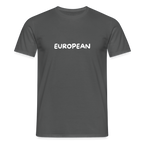 "EUROPEAN" Männer T-Shirt - charcoal grey