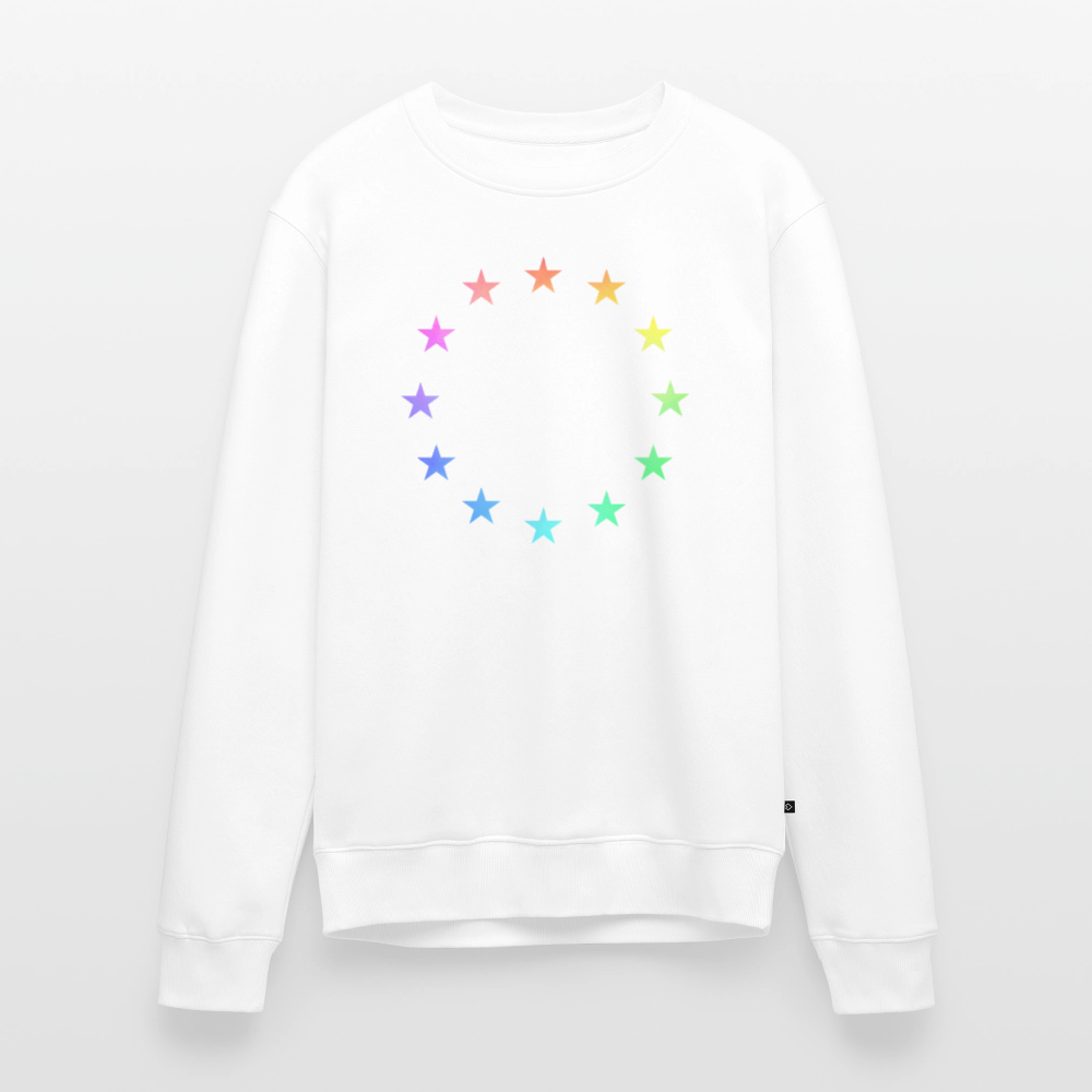 Men’s Premium Sweatshirt - "12 Stars - LGBTQ" - white