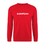 "EUROPEAN" - Unisex Pullover - red