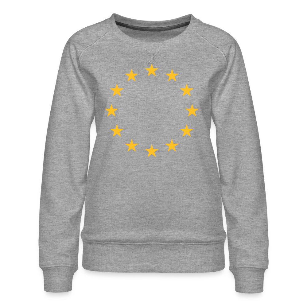 "12-Stars" - Women’s Premium Sweatshirt - heather grey
