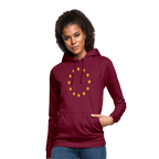 "12-Stars" - Women's Hoodie - bordeaux