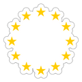 "12-Stars" - Sticker - white matte