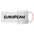 "EUROPEAN" - Tasse - white/pink
