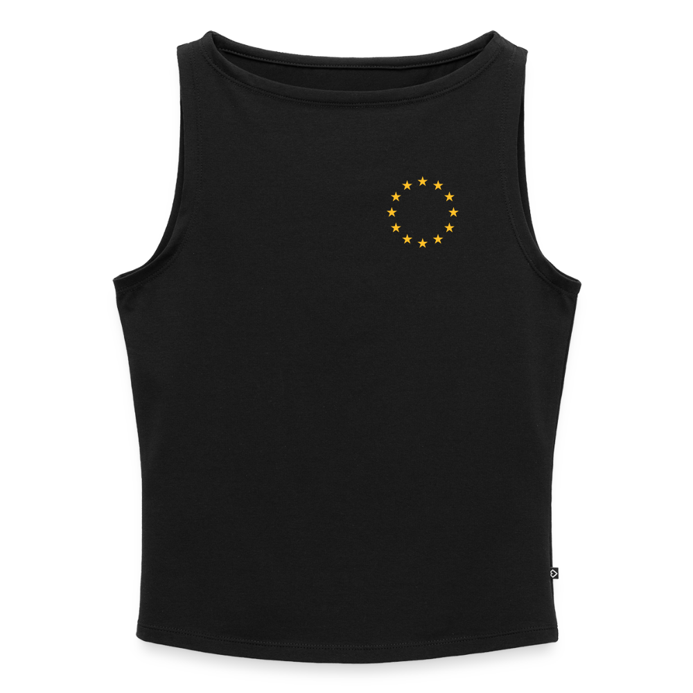 "12-stars-mini" - Frauen Tank Top mit U-Boot-Ausschnitt - black