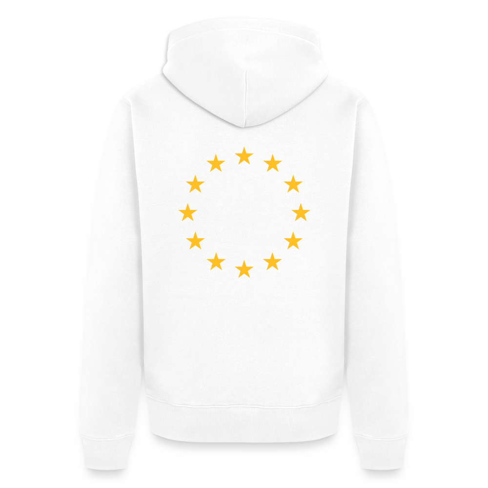 "12-Stars" - Men's Premium Hooded Jacket - white