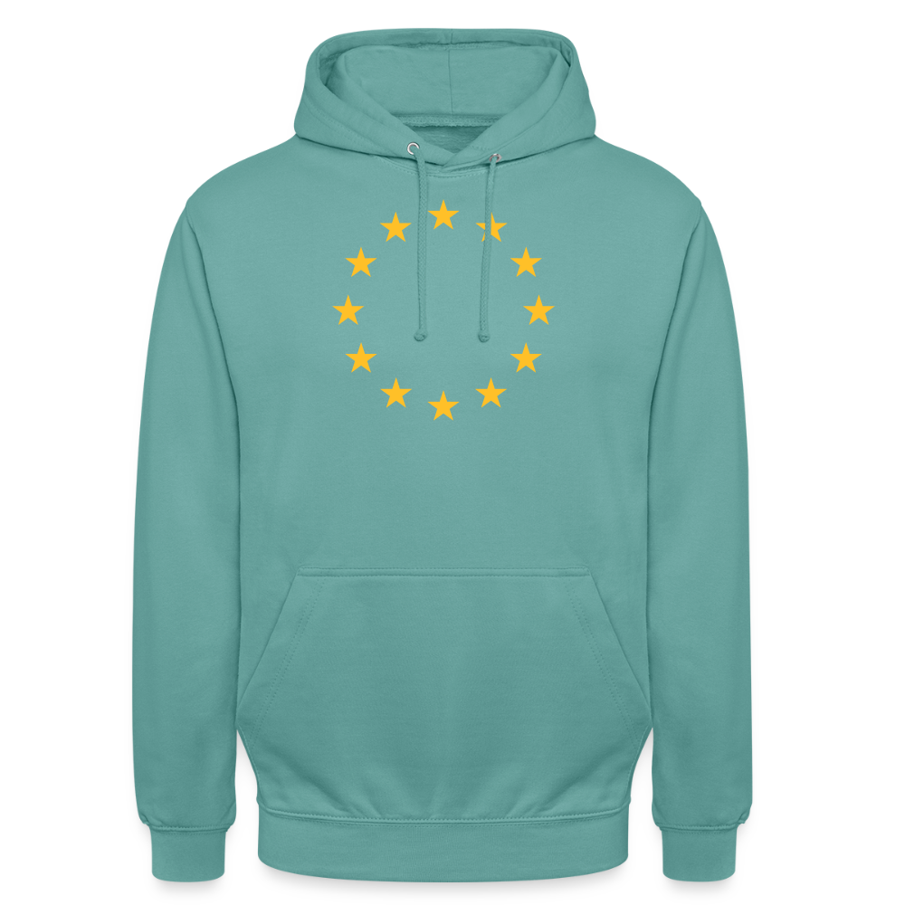 "12-Stars" - Unisex Hoodie - pastel turquoise