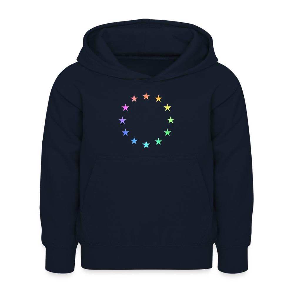 Kids Hoodie - "12 Stars - LGBTQ" - navy