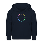 Kids Hoodie - "12 Stars - LGBTQ" - navy