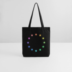 Stanley/Stella Heavyweight Recycled Tote Bag - "12 Stars - LGBTQ" - black
