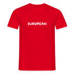 "EUROPEAN" Männer T-Shirt - red