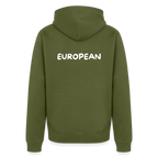 "EUROPEAN" - Männer Premium Kapuzenjacke - khaki