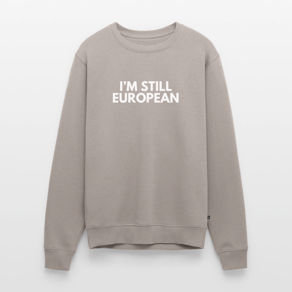 "I'M STILL EUROPEAN" - Männer Premium Pullover - taupe