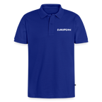 "EUROPEAN" - Männer Premium Bio Polo Shirt - royal blue