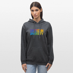 Gildan Unisex Softstyle® Midweight Hoodie  - "United in Diversity - LGBTQ" - dark heather grey