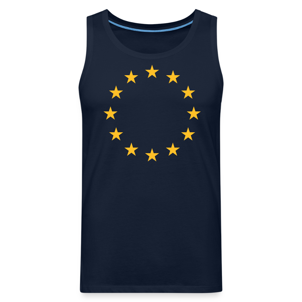 "12-Stars" - Men’s Premium Tank Top - navy
